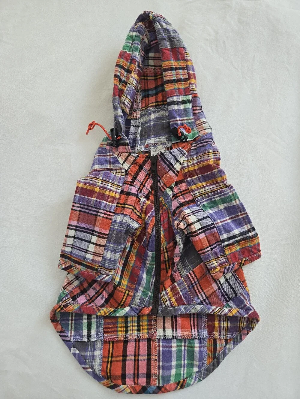 Wagwear Madras Plaid Hoodie